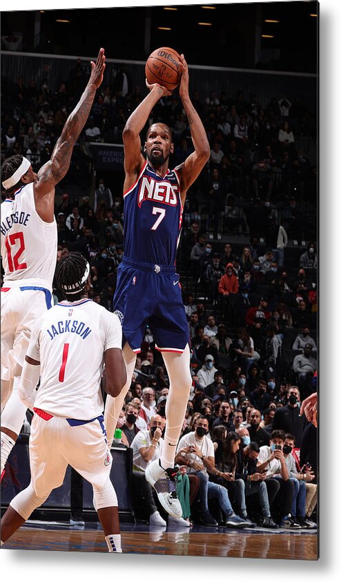 Nba Pro Basketball Metal Print featuring the photograph Kevin Durant by Nathaniel S. Butler