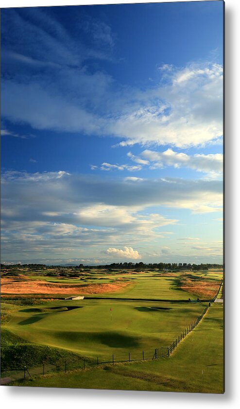 Carnoustie Golf Club Metal Print featuring the photograph General Views of the Championship Course at Carnoustie Golf Links #5 by David Cannon
