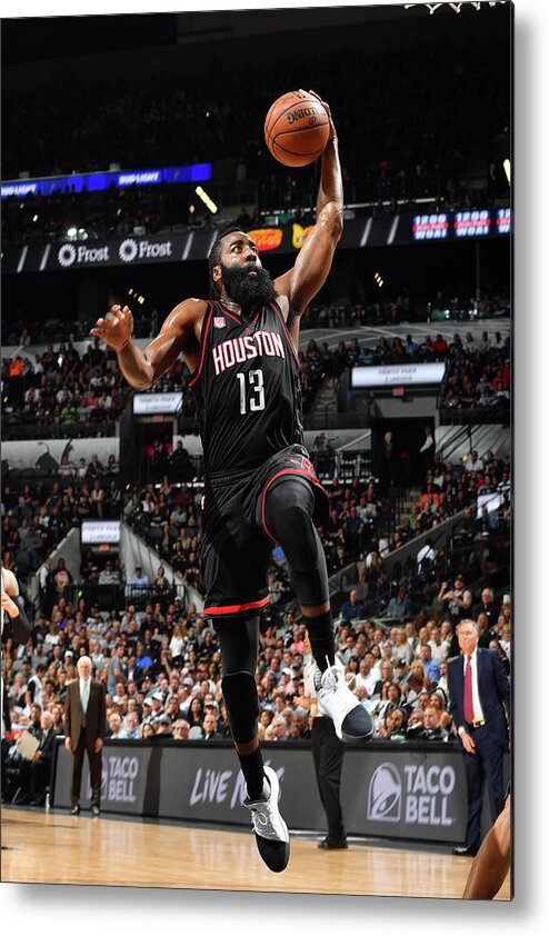 James Harden Metal Print featuring the photograph James Harden #5 by Jesse D. Garrabrant