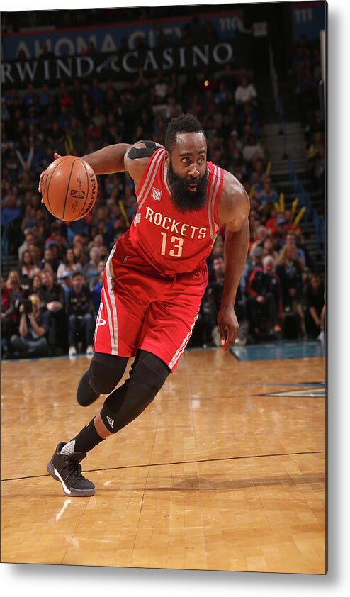 James Harden Metal Print featuring the photograph James Harden #5 by Layne Murdoch