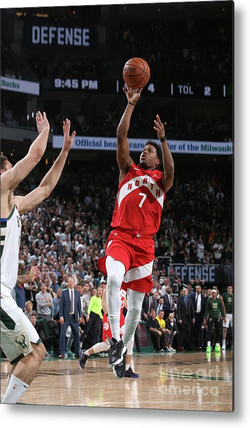 Nba Pro Basketball Metal Print featuring the photograph Kyle Lowry by Gary Dineen