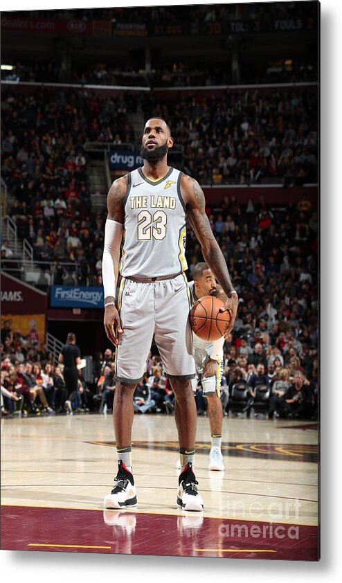 Lebron James Metal Print featuring the photograph Lebron James #5 by Joe Murphy