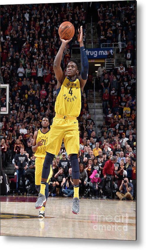 Playoffs Metal Print featuring the photograph Victor Oladipo by David Liam Kyle