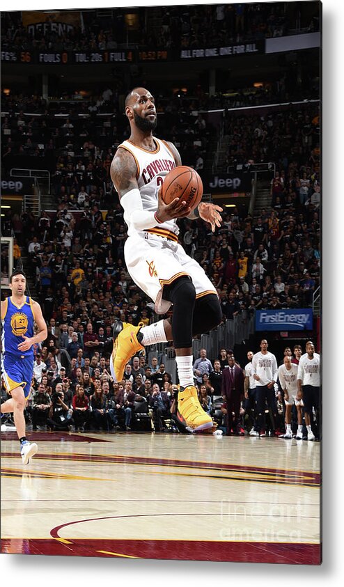 Lebron James Metal Print featuring the photograph Lebron James #50 by Andrew D. Bernstein