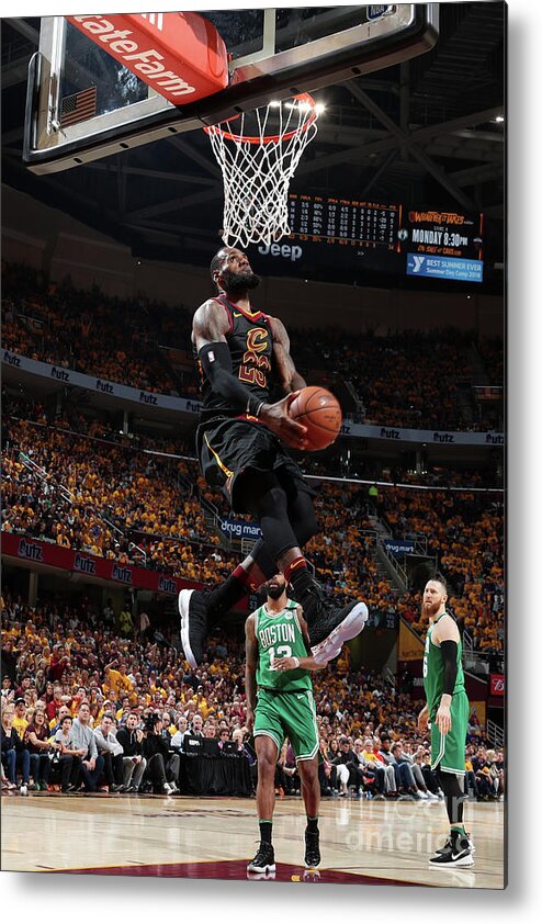 Lebron James Metal Print featuring the photograph Lebron James #52 by Nathaniel S. Butler