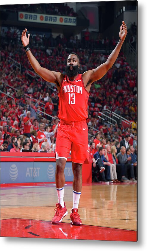 James Harden Metal Print featuring the photograph James Harden #57 by Bill Baptist