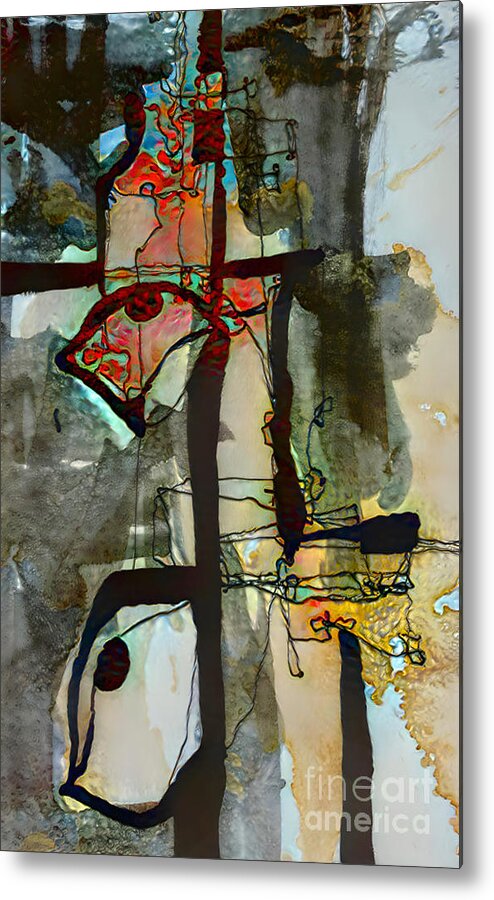 Contemporary Art Metal Print featuring the digital art 59 by Jeremiah Ray