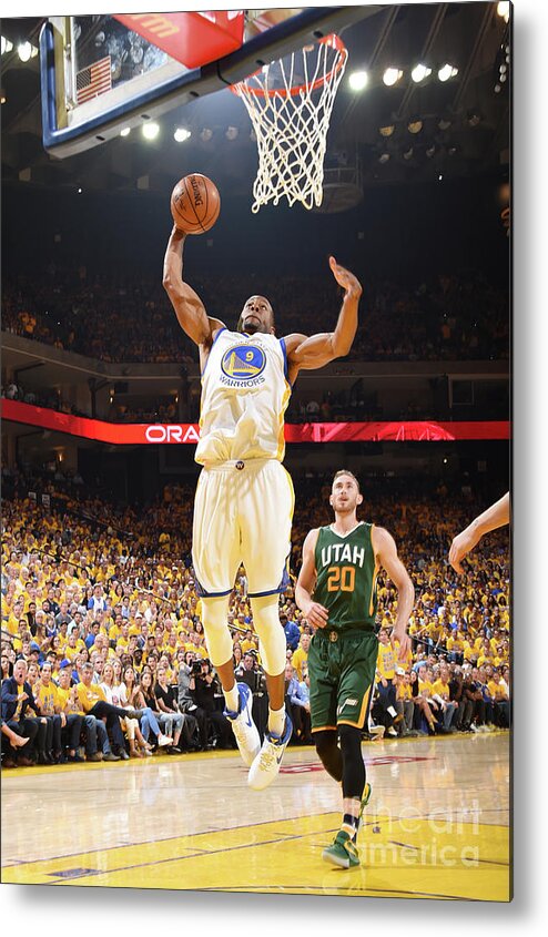 Playoffs Metal Print featuring the photograph Andre Iguodala by Andrew D. Bernstein