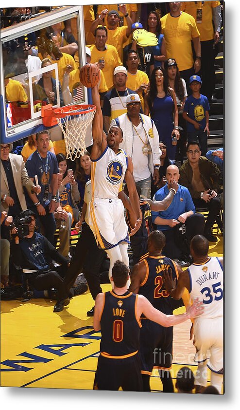Playoffs Metal Print featuring the photograph Andre Iguodala by Noah Graham