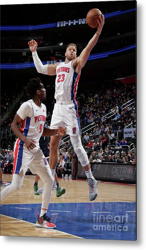 Nba Pro Basketball Metal Print featuring the photograph Blake Griffin by Brian Sevald