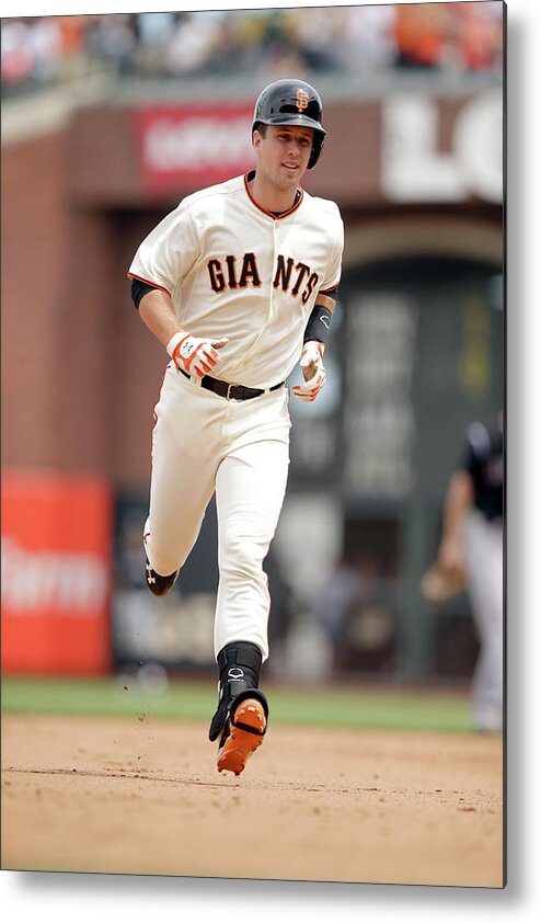 San Francisco Metal Print featuring the photograph Buster Posey #6 by Ezra Shaw