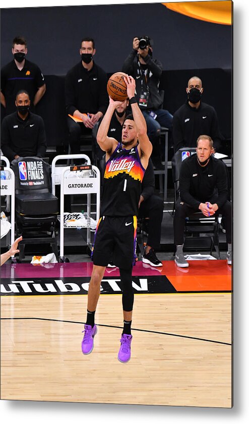 Devin Booker Metal Print featuring the photograph Devin Booker by Jesse D. Garrabrant