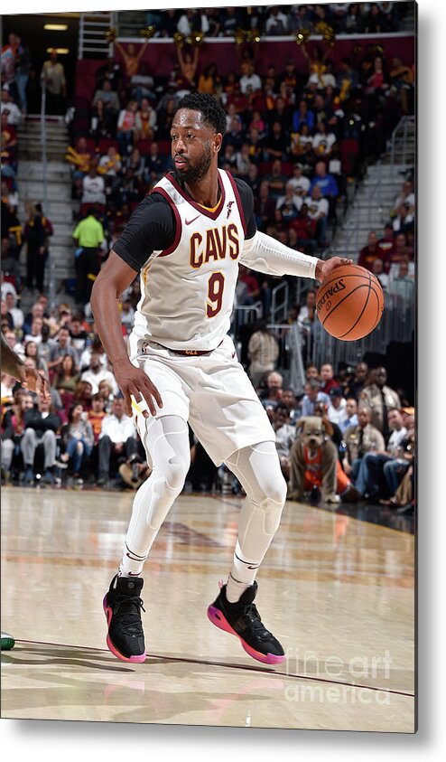 Nba Pro Basketball Metal Print featuring the photograph Dwyane Wade by David Liam Kyle