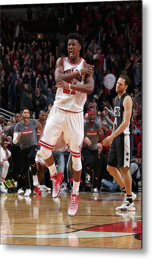 Jimmy Butler Metal Print featuring the photograph Jimmy Butler by Gary Dineen