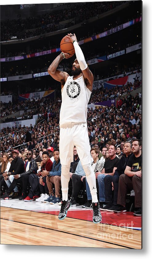 Nba Pro Basketball Metal Print featuring the photograph Kyrie Irving by Andrew D. Bernstein