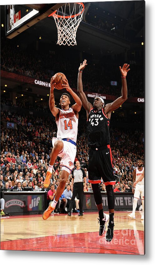 Nba Pro Basketball Metal Print featuring the photograph Pascal Siakam by Ron Turenne
