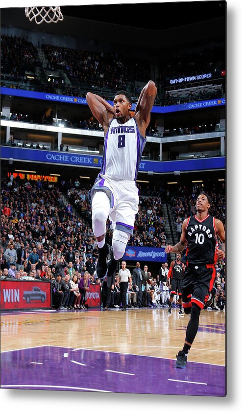 Nba Pro Basketball Metal Print featuring the photograph Rudy Gay by Rocky Widner