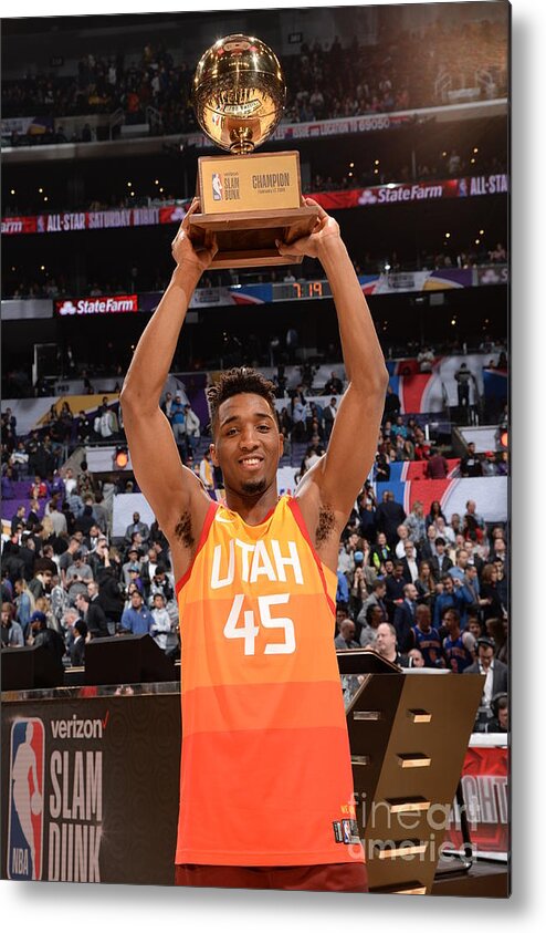 Event Metal Print featuring the photograph Donovan Mitchell by Andrew D. Bernstein