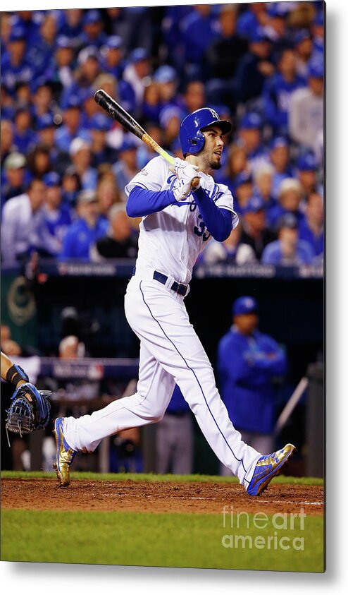 People Metal Print featuring the photograph Eric Hosmer #7 by Jamie Squire