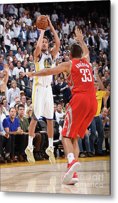 Nba Pro Basketball Metal Print featuring the photograph Klay Thompson by Andrew D. Bernstein