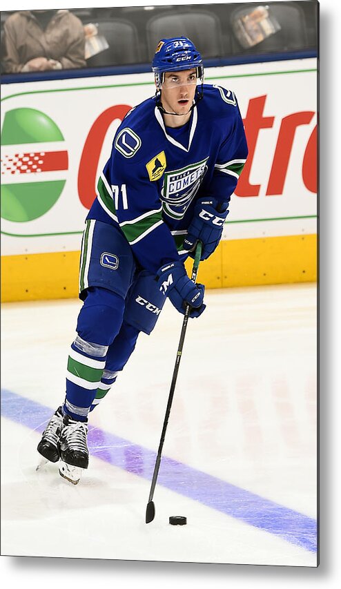 People Metal Print featuring the photograph Utica Comets v Toronto Marlies #76 by Graig Abel