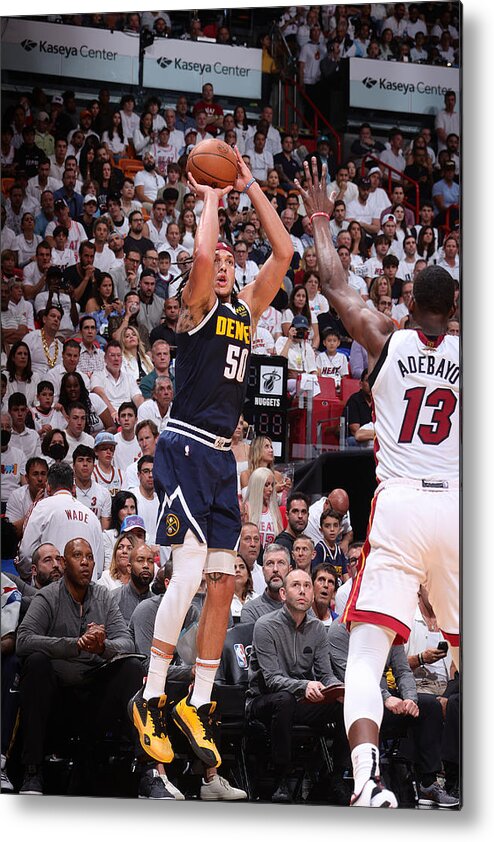 Playoffs Metal Print featuring the photograph Aaron Gordon #8 by Nathaniel S. Butler