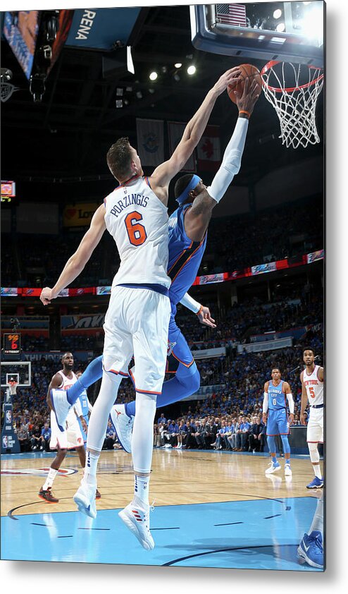 Nba Pro Basketball Metal Print featuring the photograph Carmelo Anthony by Layne Murdoch
