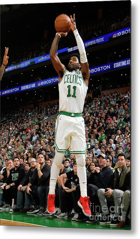 Nba Pro Basketball Metal Print featuring the photograph Kyrie Irving by Brian Babineau