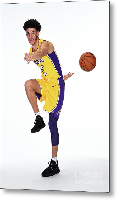 Media Day Metal Print featuring the photograph Lonzo Ball by Andrew D. Bernstein