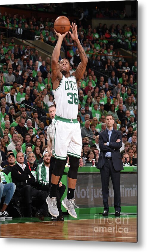 Marcus Smart Metal Print featuring the photograph Marcus Smart by Brian Babineau