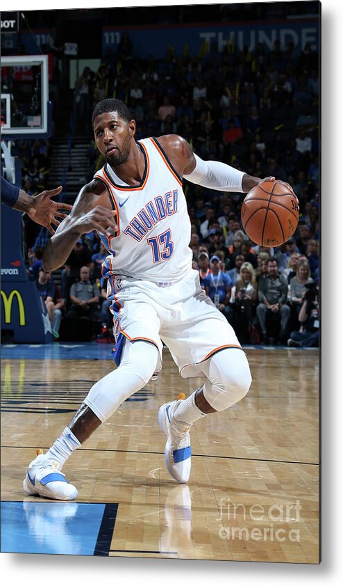 Paul George Metal Print featuring the photograph Paul George #8 by Layne Murdoch