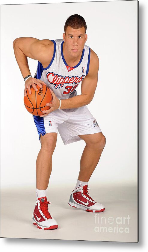Media Day Metal Print featuring the photograph Blake Griffin by Andrew D. Bernstein