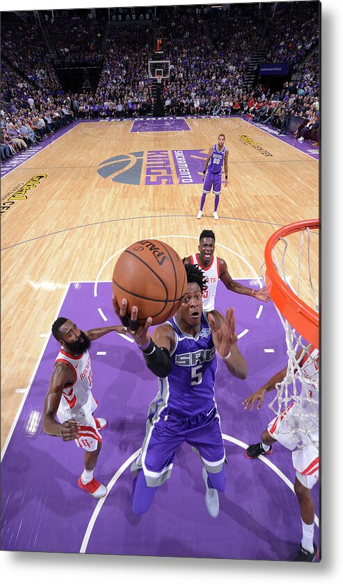 Nba Pro Basketball Metal Print featuring the photograph De'aaron Fox by Rocky Widner