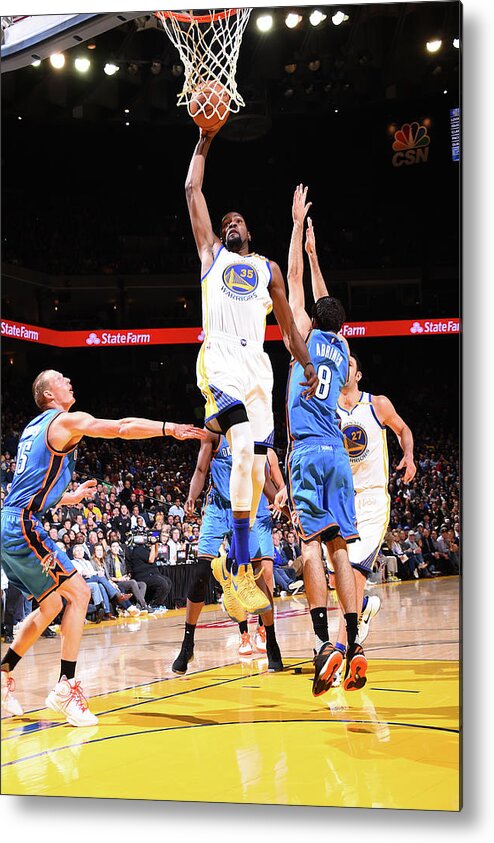 Kevin Durant Metal Print featuring the photograph Kevin Durant #9 by Andrew D. Bernstein