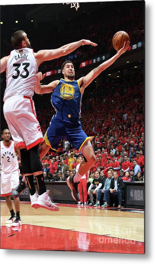 Playoffs Metal Print featuring the photograph Klay Thompson by Andrew D. Bernstein