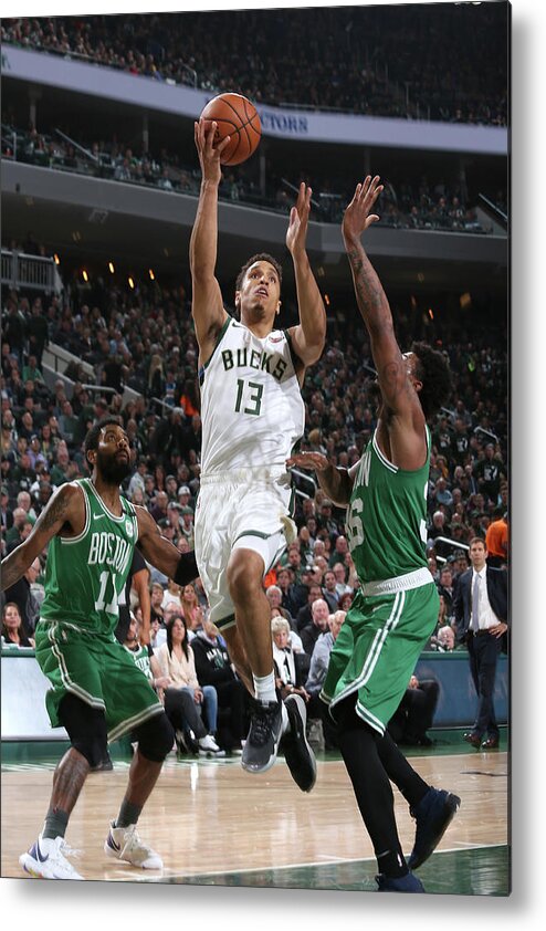 Playoffs Metal Print featuring the photograph Malcolm Brogdon by Gary Dineen