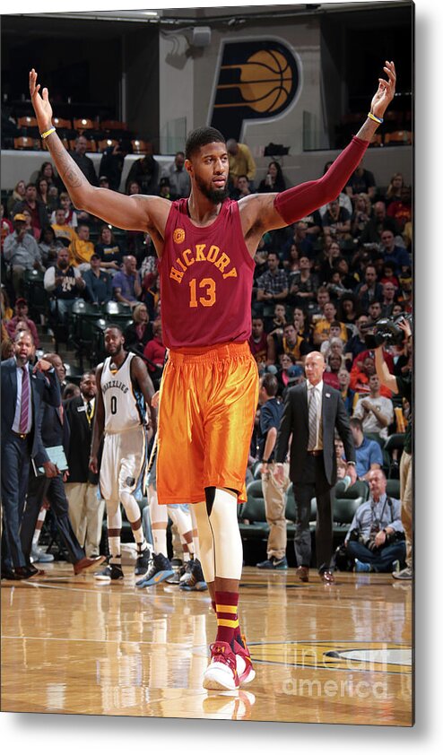Paul George Metal Print featuring the photograph Paul George #9 by Ron Hoskins