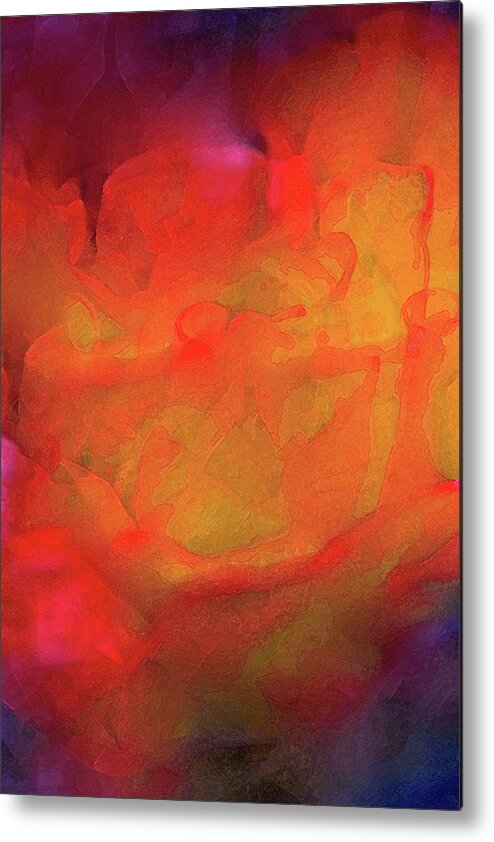 Abstract Metal Print featuring the photograph Abstract 279 by Pamela Cooper