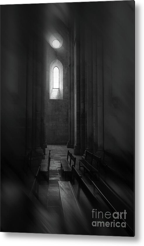 Alcobaca Metal Print featuring the photograph Alcobaca Church, Portugal 3 by Philip Preston