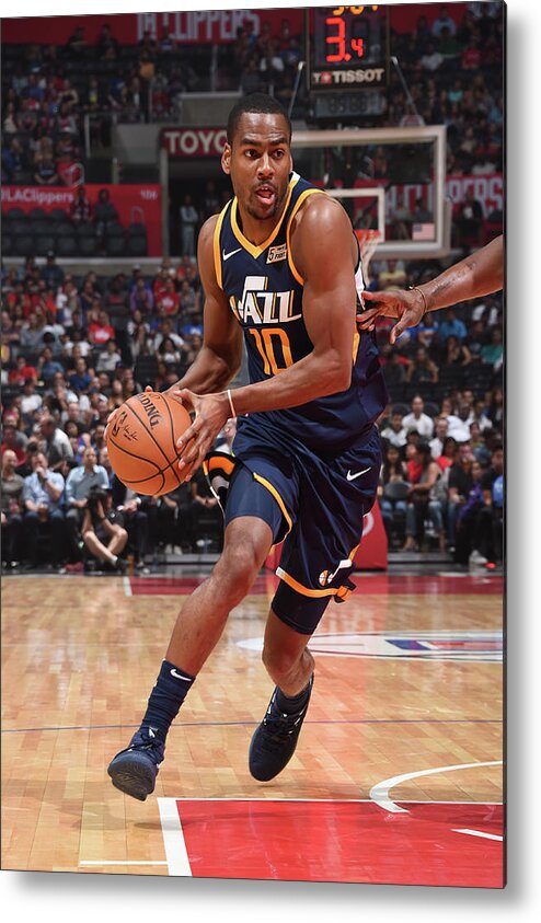 Nba Pro Basketball Metal Print featuring the photograph Alec Burks by Andrew D. Bernstein