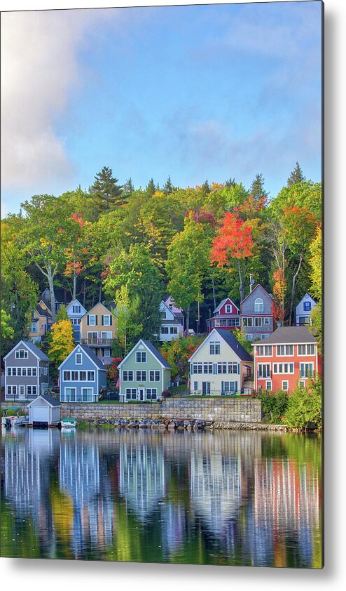 Lake Winnipesaukee Metal Print featuring the photograph Alton Bay at Lake Winnipesaukee in New Hampshire by Juergen Roth