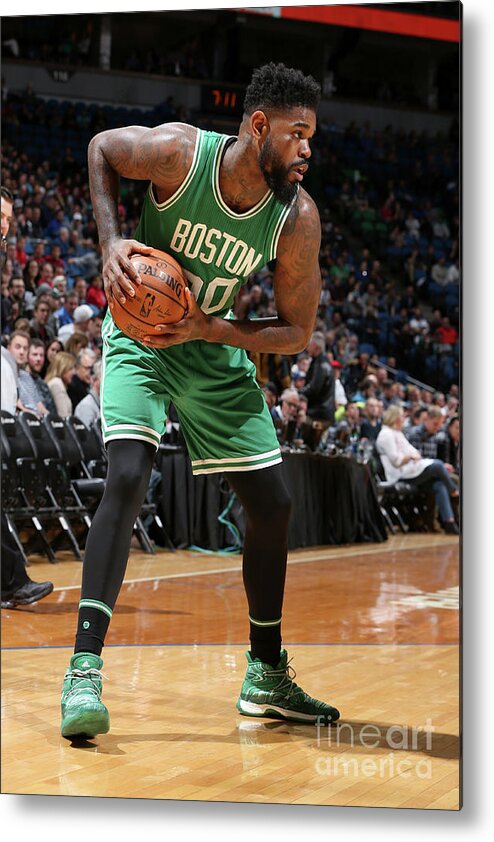 Amir Johnson Metal Print featuring the photograph Amir Johnson by David Sherman