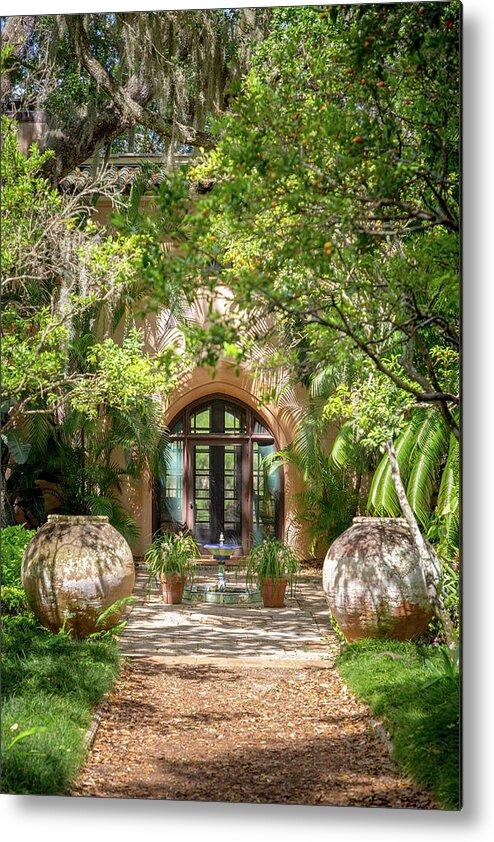 Florida Metal Print featuring the photograph An Enchanted Entry by W Chris Fooshee