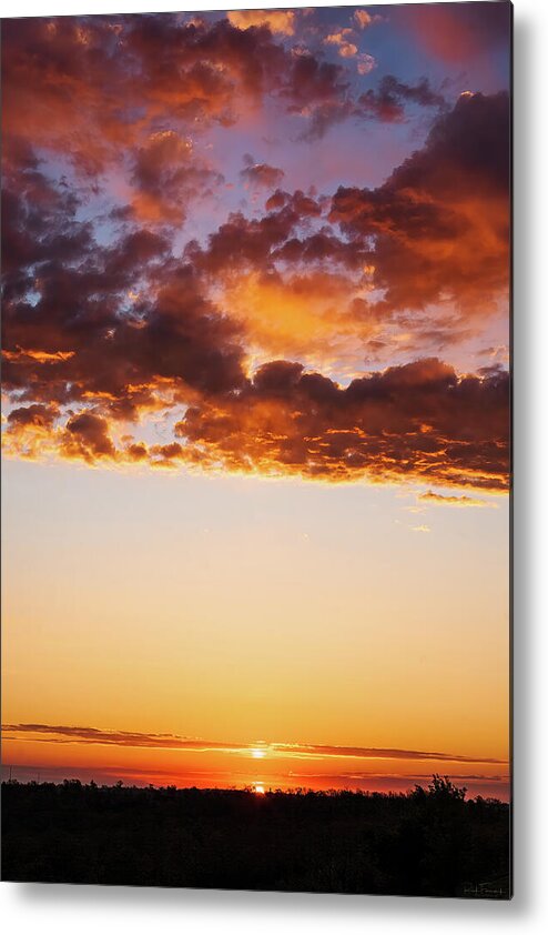 Blue Hour Metal Print featuring the photograph An Oklahoma Sunsrise by Rick Furmanek