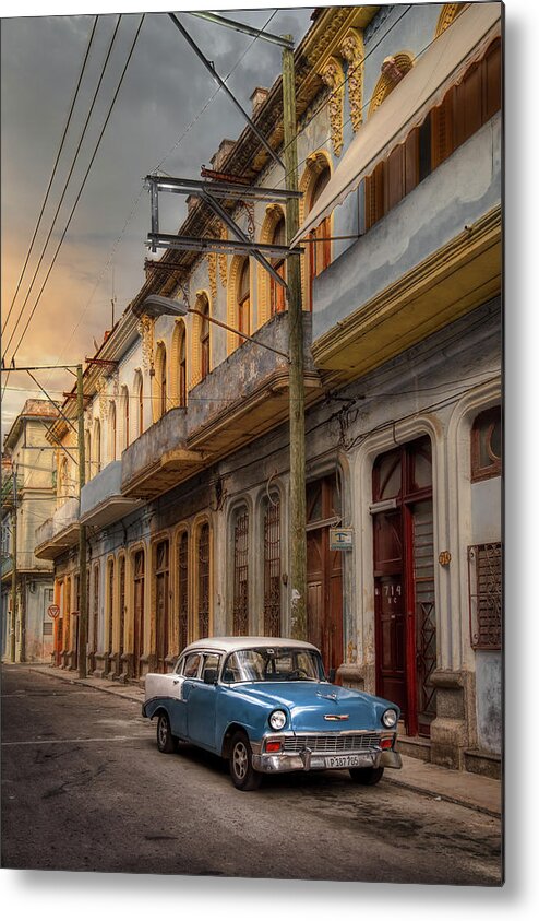 Chevy Metal Print featuring the photograph An Old Chevy in Salem Street by Micah Offman