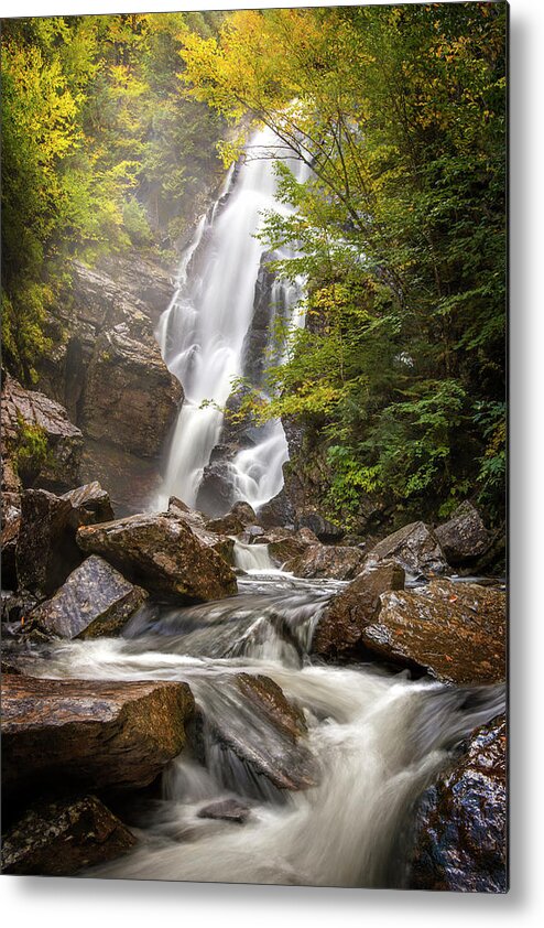 Angel Metal Print featuring the photograph Angel Falls Autumn Light by White Mountain Images