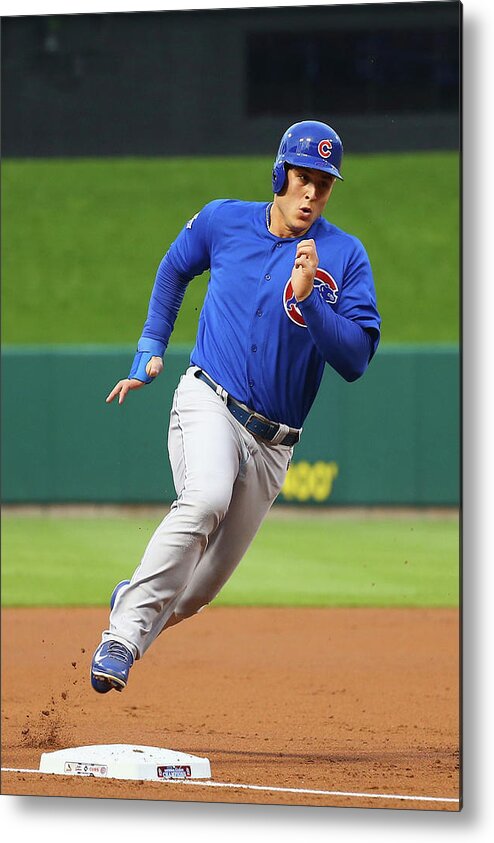 Second Inning Metal Print featuring the photograph Anthony Rizzo by Dilip Vishwanat