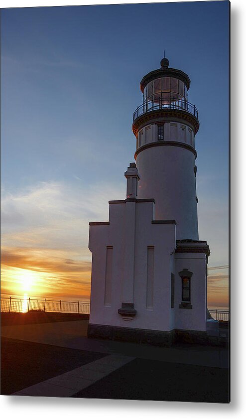 North Head Lighthouse Metal Print featuring the photograph At North head by Jerry Cahill