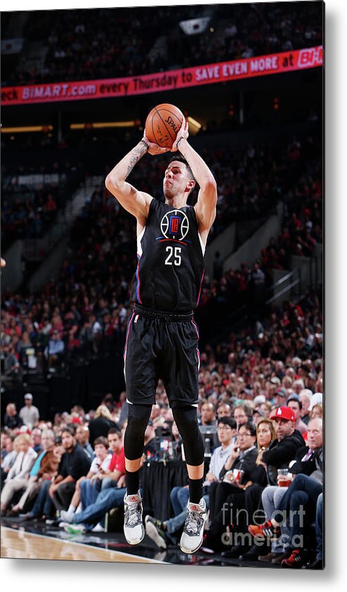 Nba Pro Basketball Metal Print featuring the photograph Austin Rivers by Sam Forencich