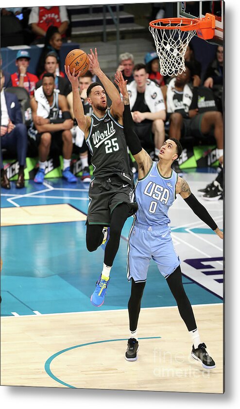 Nba Pro Basketball Metal Print featuring the photograph Ben Simmons by Kent Smith